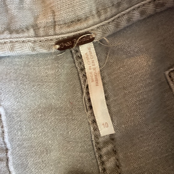 Free People Shorts Size 10 Tan - Picture 5 of 7